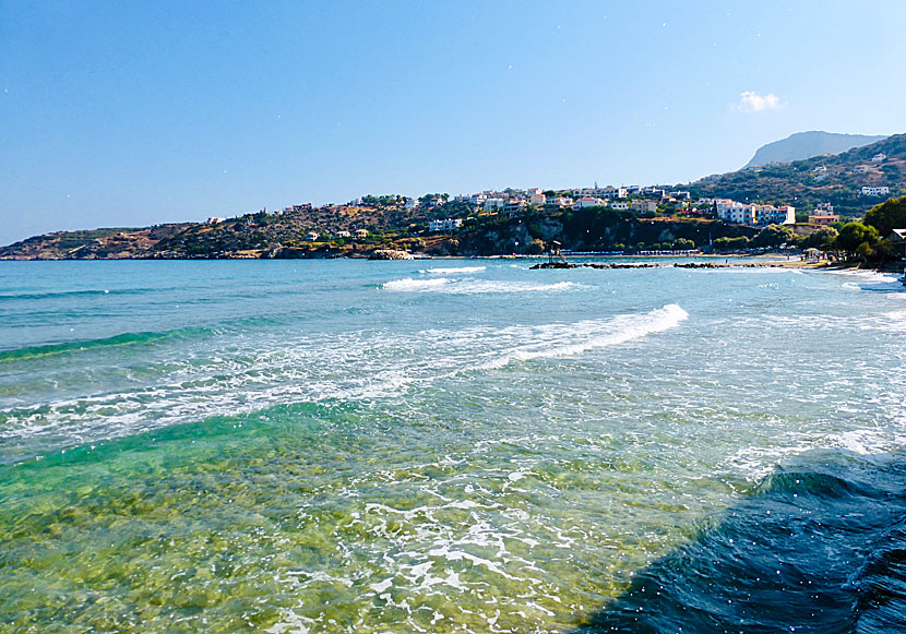 Almyrida beach på Kreta.