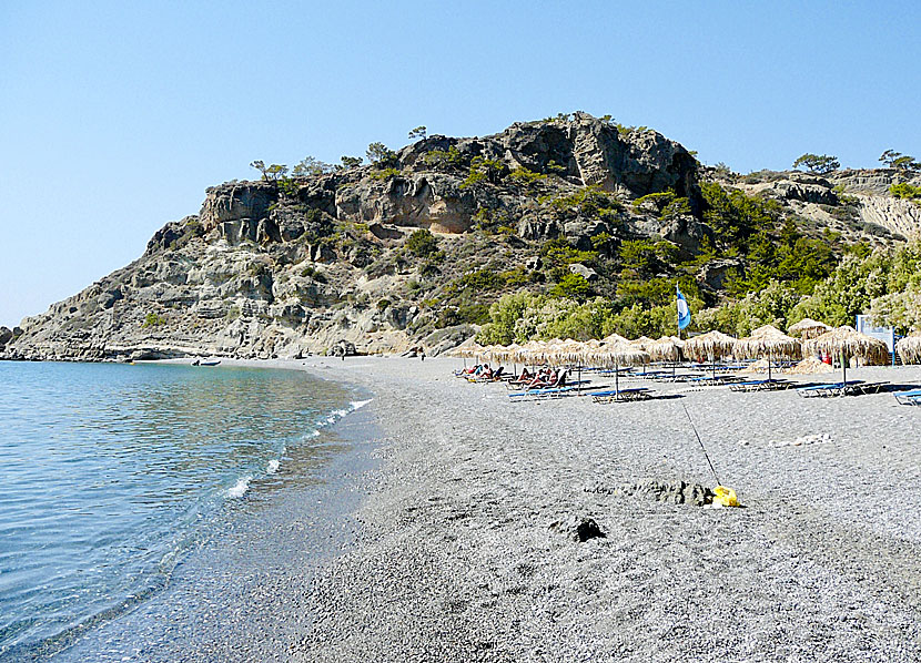 Agia Fotia beach på sydöstra Kreta.