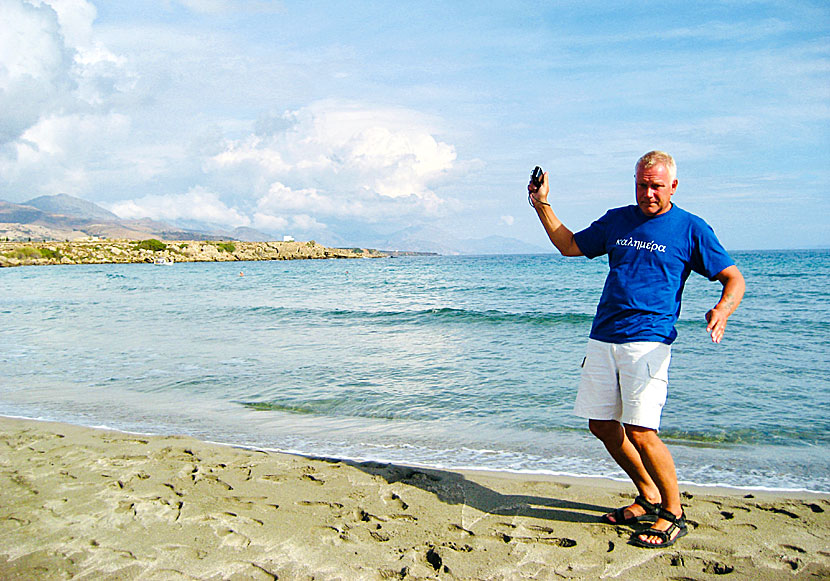 Dansa på Kretas fina sandstränder. 
