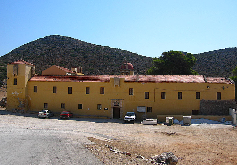 Det vackra klostret Gouvernetto på Akrotirihalvön nära Chania på Kreta.