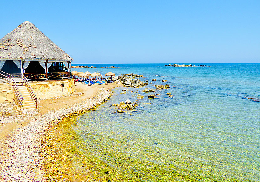 Kalamaki beach på Kreta.