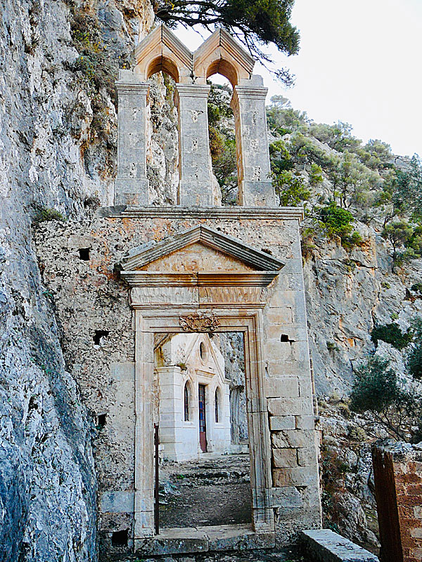 Katholikoklostret på Akrotirihalvön öster om Chania på Kreta.