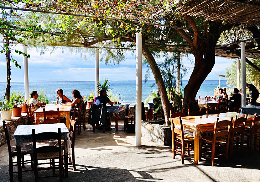 Nikos Restaurant Small Paradise i Lykos.