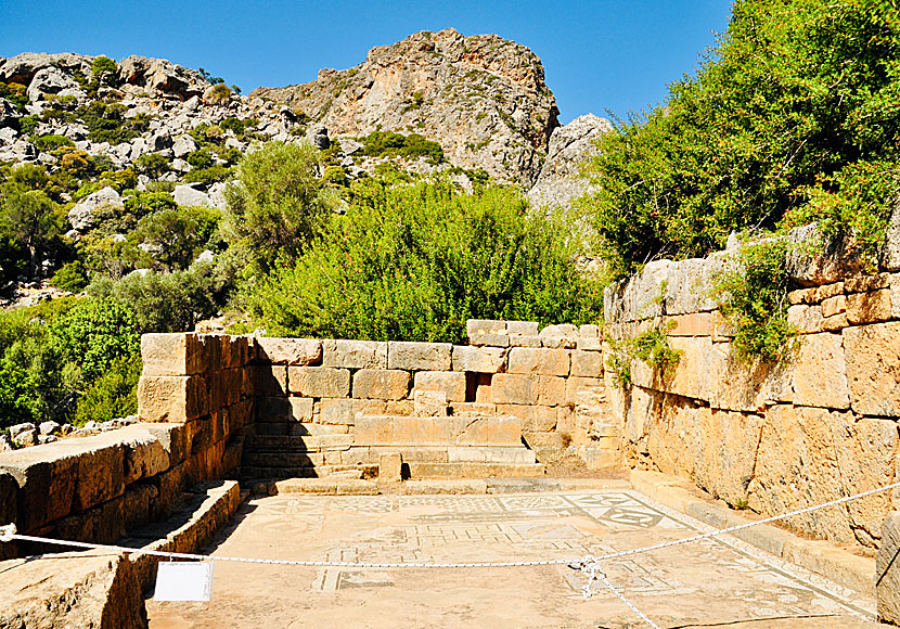 Tempel tillägnat Asklepios som var hälsans gud och son till Apollon i Lissos på Kreta.