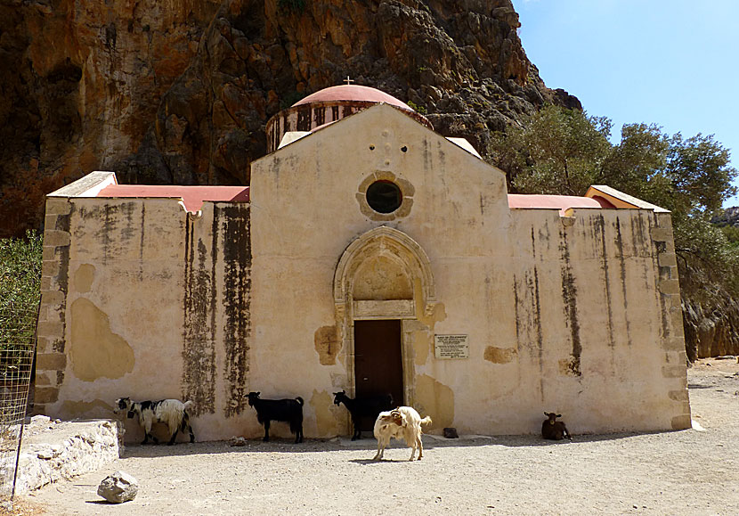 Agios Antonios church i Agiofarago Gorge har anor från 1400-talet.
