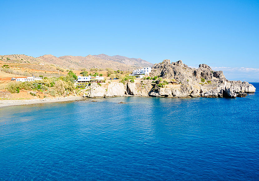 Agios Pavlos nära Triopetra på södra Kreta.