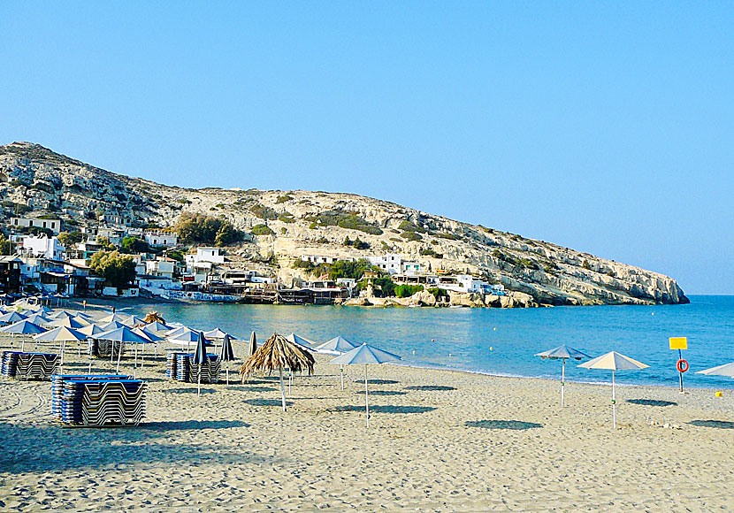 Matala beach. Kreta.
