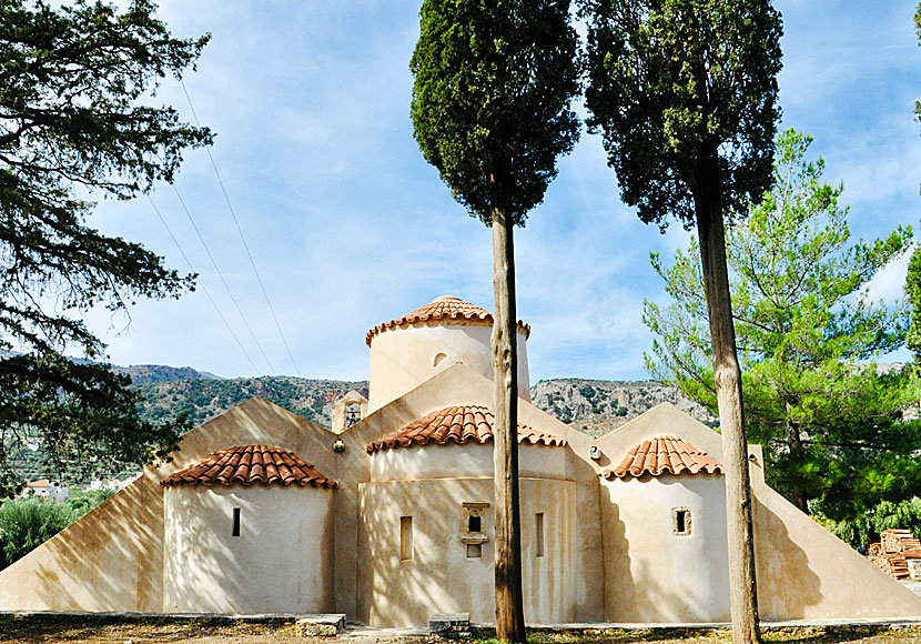 Church of Panagia Kera i Kritsa på östra Kreta.