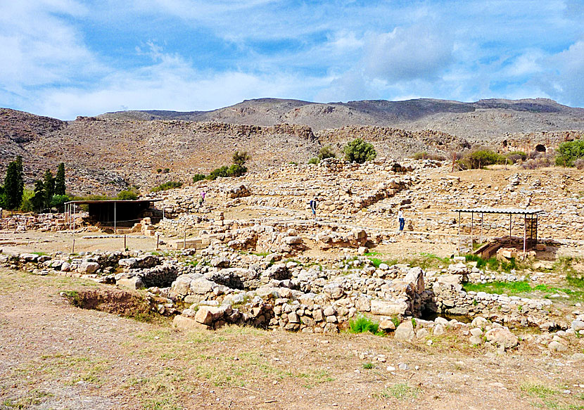 The Minoan Palace of Zakros är ett av sex minoiska palats på Kreta.