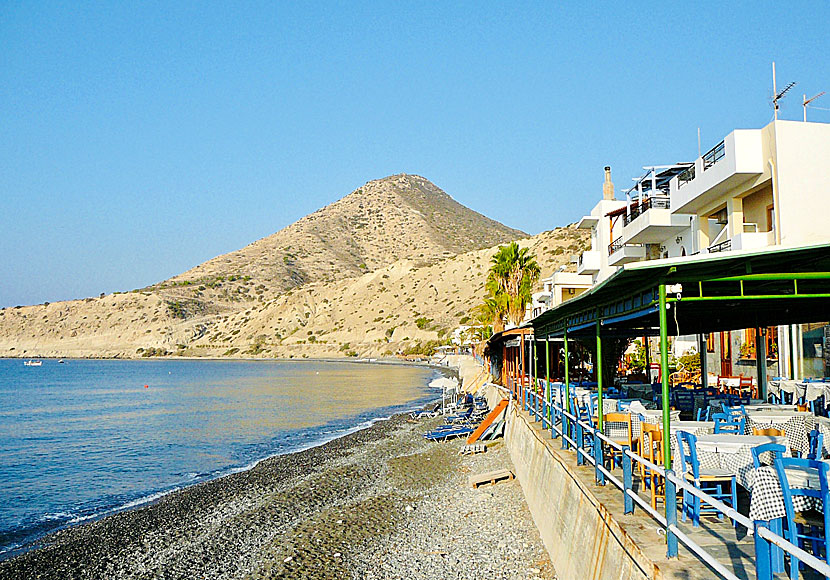 Myrtos beach på södra Kreta.