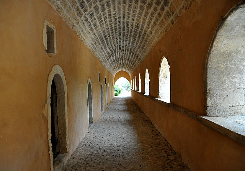 Klostret Arkadi Monastery. Kreta.