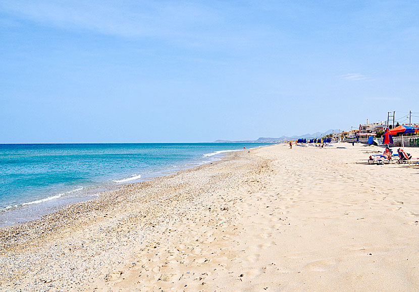 Platania beach i Rethymnon .