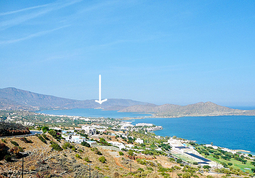 Spinalonga och Elounda på östra Kreta.