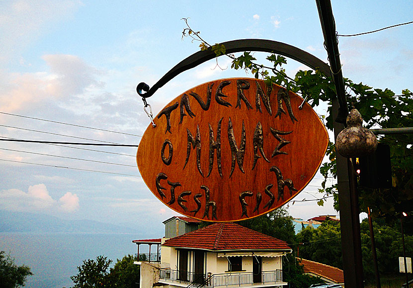 Taverna Minas i Nikiana på Lefkas rekommenderas varmt. 