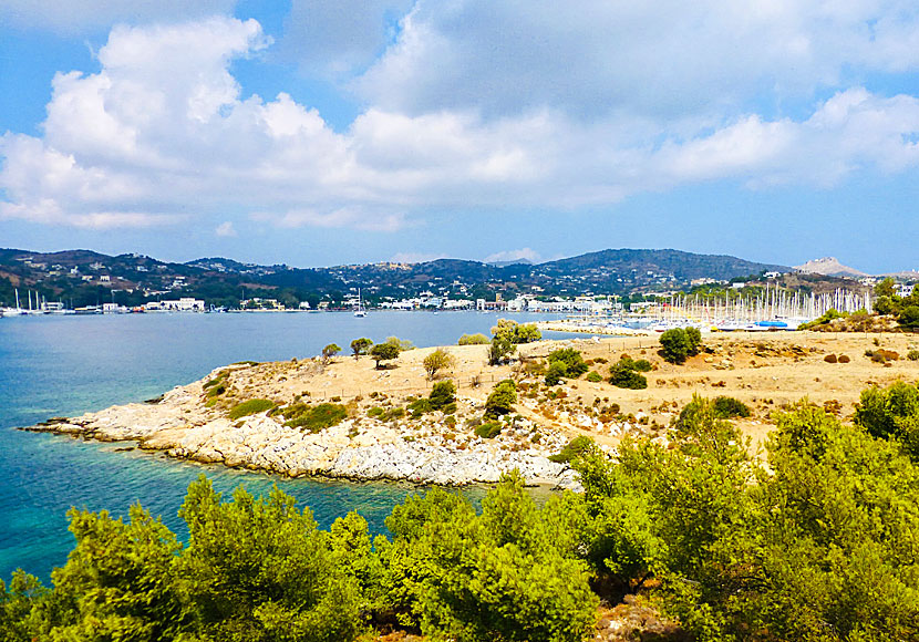 Leros Marina i Lakki i Grekland. 