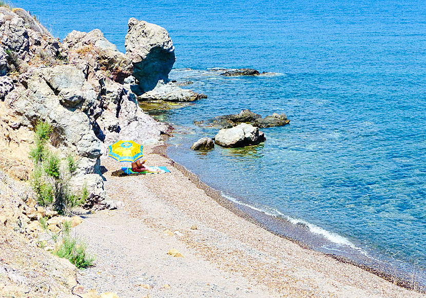 Kalimera beach på Lesbos.