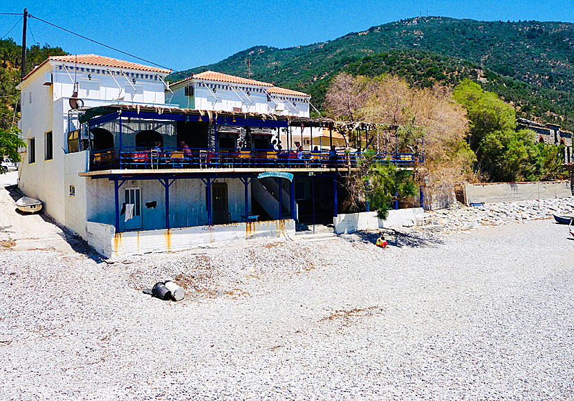  Taverna och pensionat Psaros Melinta i Melinda på Lesbos.