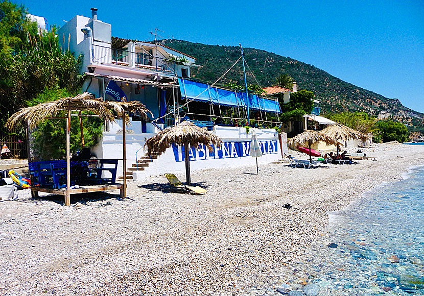 Taverna Maria i Melinda på Lesbos.