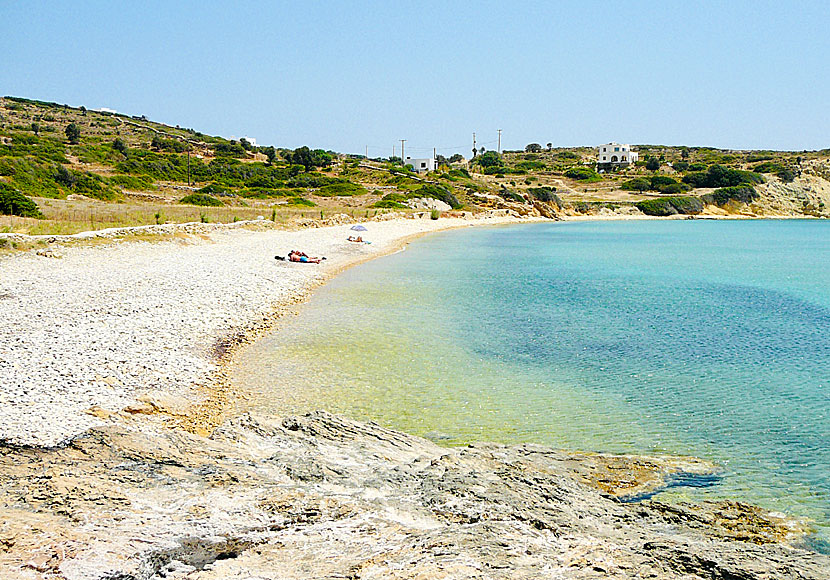 Kohlakura beach på Lipsi i Grekland.