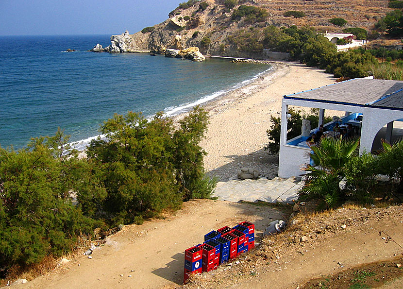 Abram beach på Naxos.