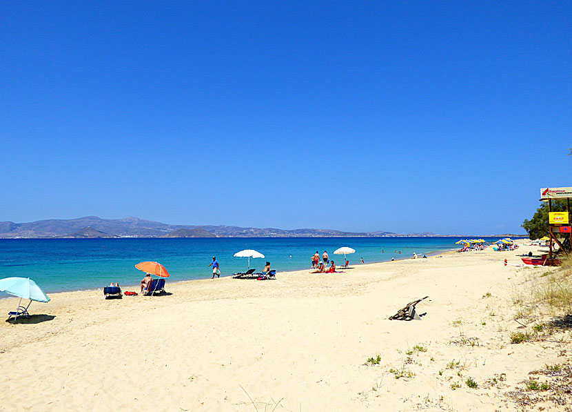 Maragas beach på Naxos .