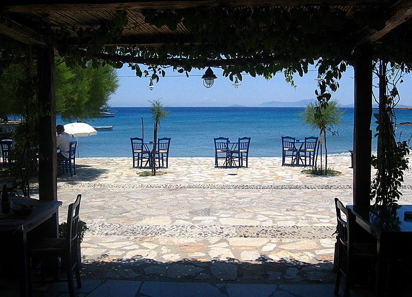 Taverna i Moutsouna på Naxos.