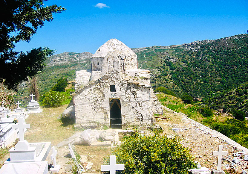 Den bysantinska kyrkan i Koronida är en av Naxos äldsta kyrkor. 