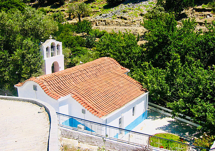 Kyrkan i den lilla byn Danakos på Naxos.