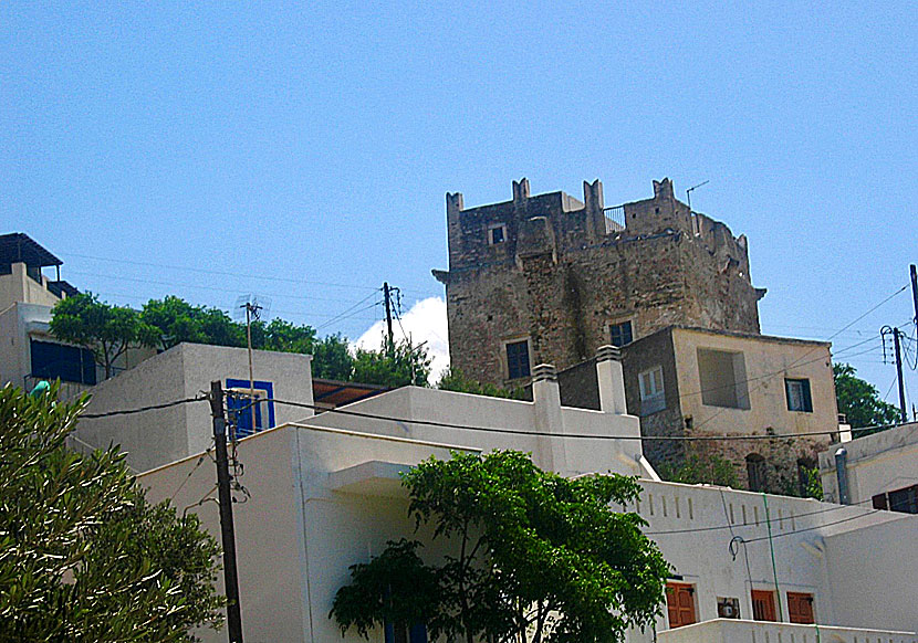Fragopoulos Tower i Kourounochori på Naxos i Kykladerna.