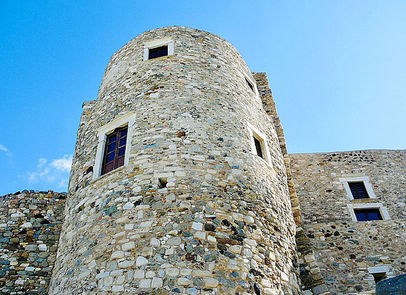 Kastro Tower i Naxos stad.