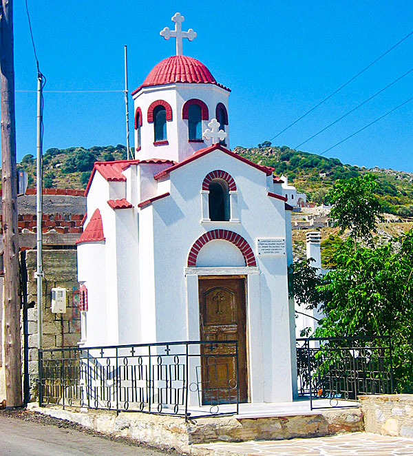 Kyrkor i Filoti på Naxos. 