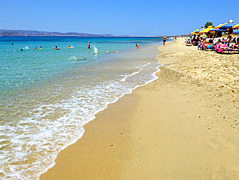 Maragas och Plaka beach på Naxos.