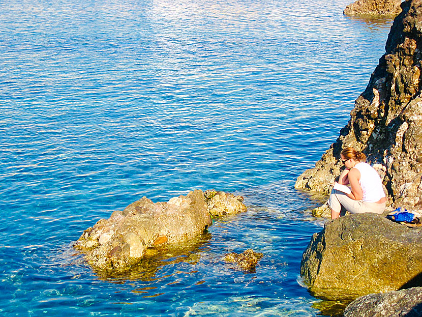 Kan man bada i Naxos stad? Finns det stränder i Naxos Chora?