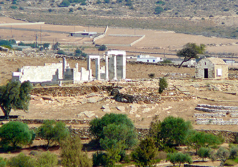 Tempel of Demeter på Naxos.