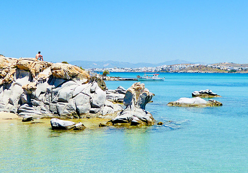 Kolymbithres är den absolut bästa stranden nära Naoussa på Paros. 