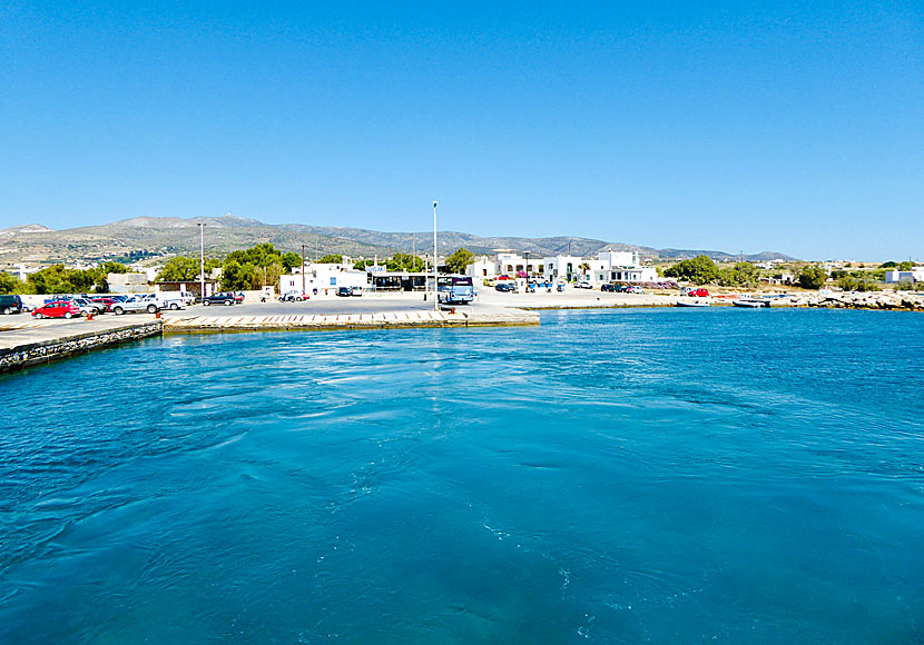 Hamnen i Pounda på Paros.