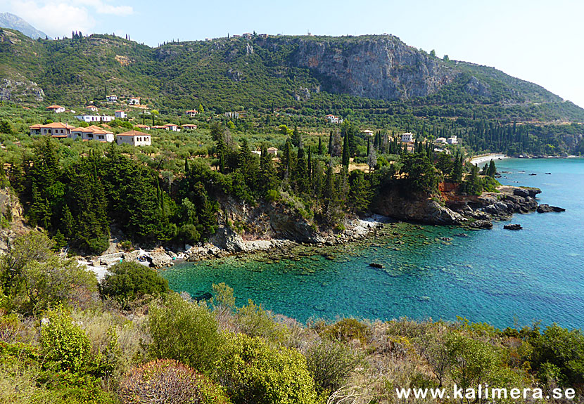 Kalamitsi nära Kardamili på Peloponnesos.