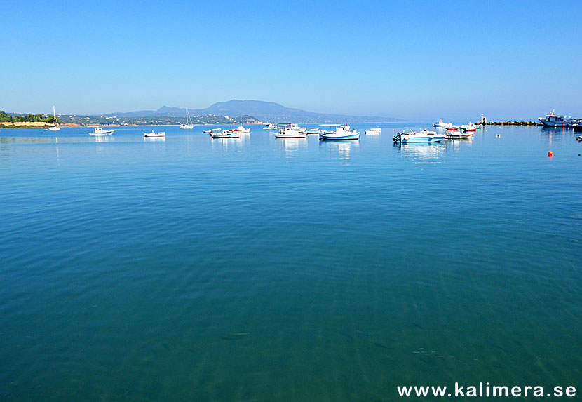 Småbåtshamnen i Koroni på södra Peloponnesos.