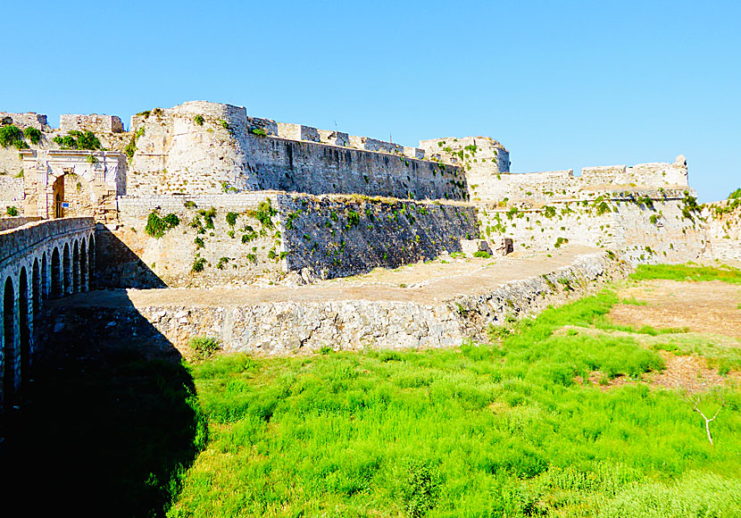 Castle of Methoni i Methoni på sydvästra Peloponnesos i Grekland.