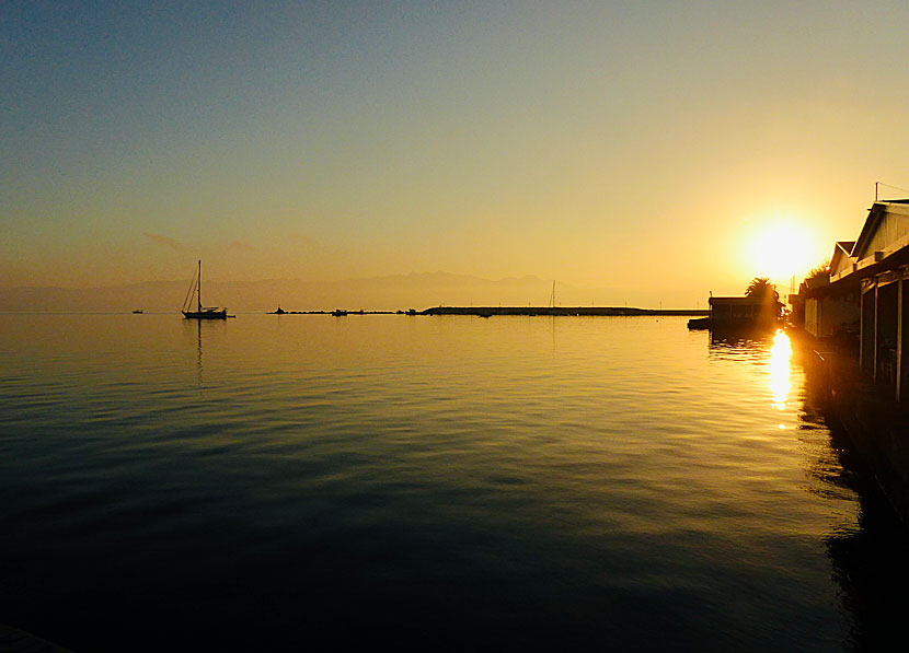 Soluppgången i Koroni.