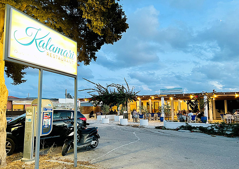 Kalamari Restaurant är den bästa tavernan i Kallithea på Rhodos. 