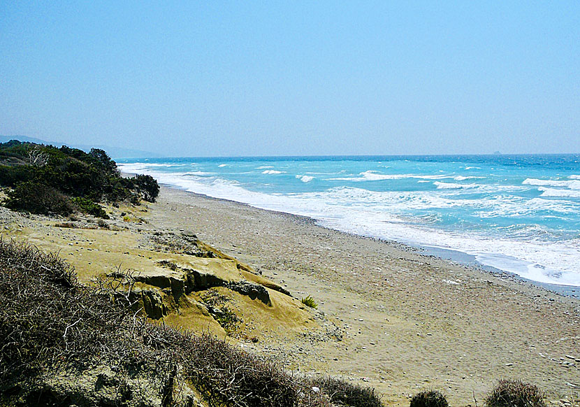 Limni beach på Rhodos västkust.