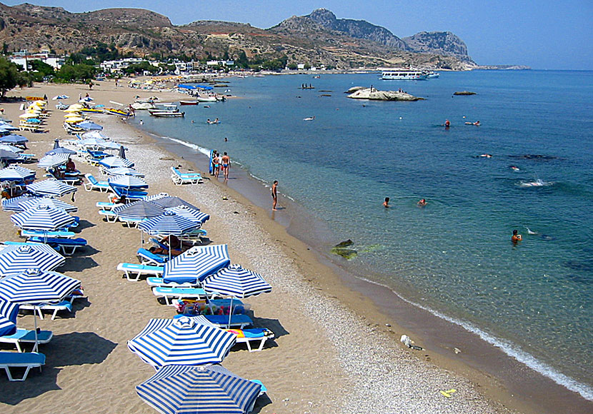 Stranden i Stegna på Rhodos.