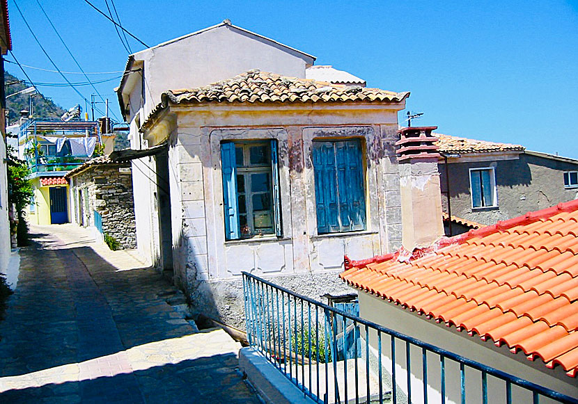 Ampelos är en av många fina och genuina bergsbyar på Samos.