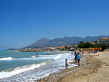 Karlovassi beach på Samos.