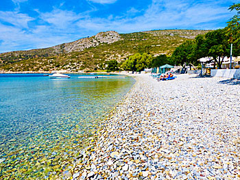 Klima och Kerveli beach på Samos.