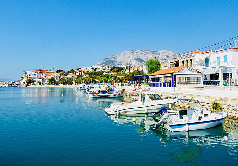 Missa inte Ormos Marathokampos och Votsalakia när du reser till Balos på Samos.