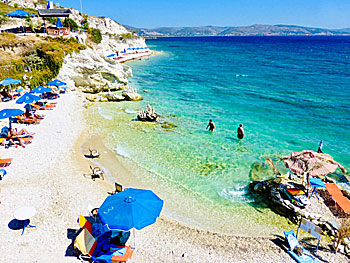 Papas beach på Samos.