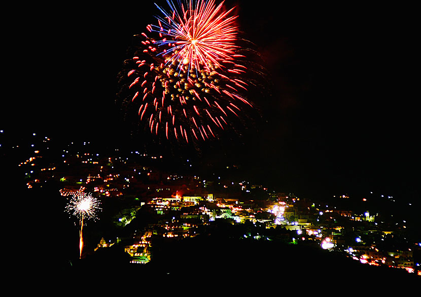 Vulkanens dag firas i Fira på Santorini i september varje år. 