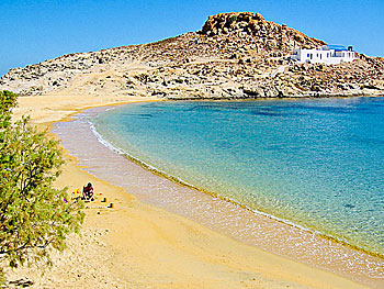 Agios Sostis beach på Serifos.  